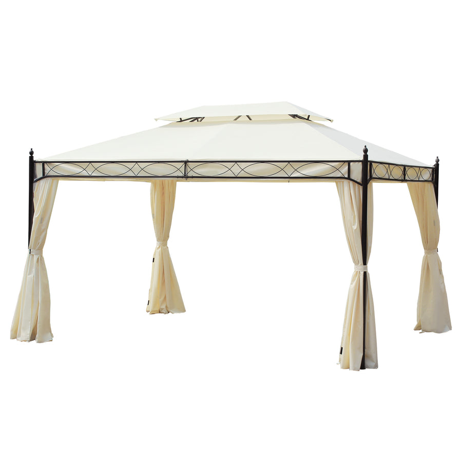 Lyxpaviljong 3 x 4 m, beige