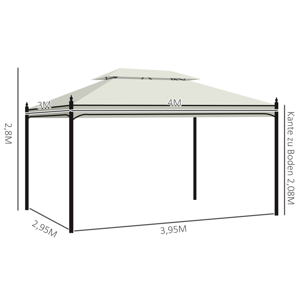 Luxus Paviljonki 3 x 4m, Beige
