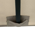 Puutarhapaviljonki 3 x 3m, Khaki