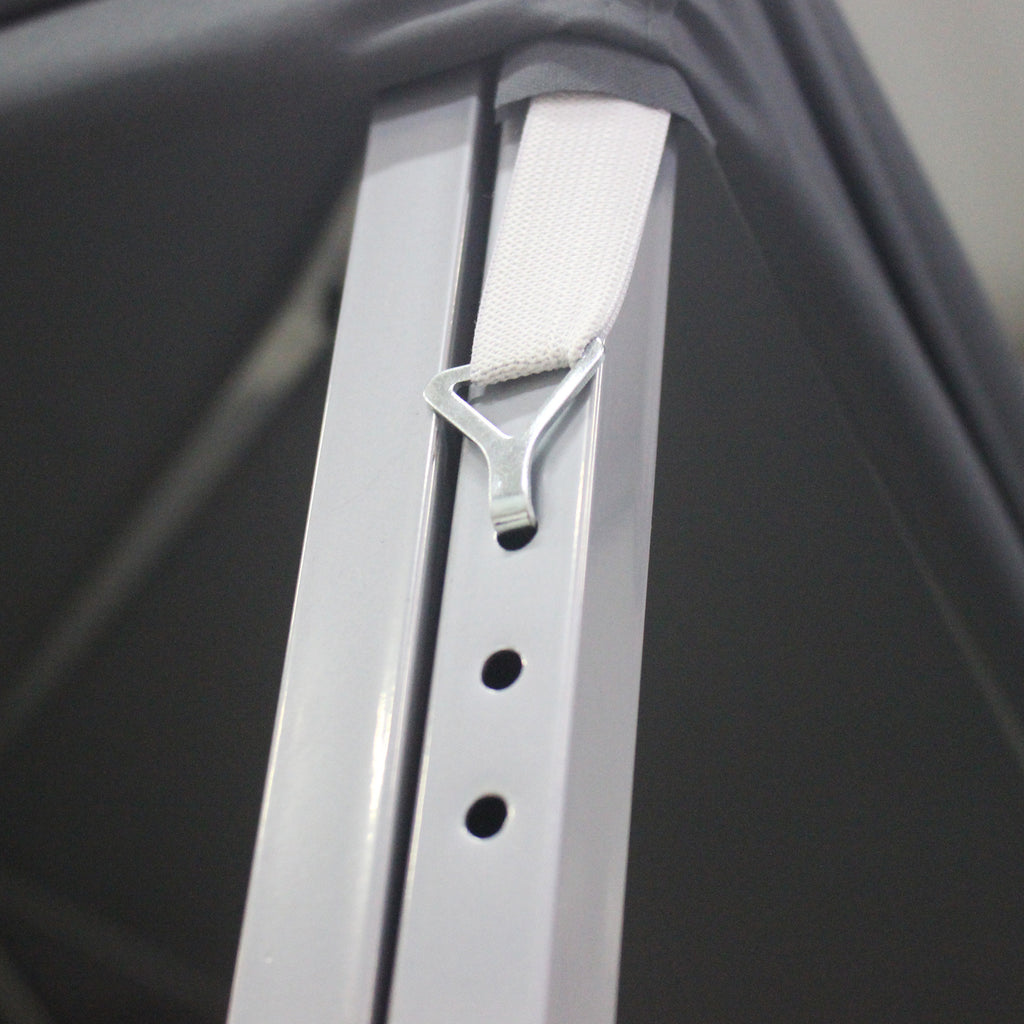 Puutarhapaviljonki 3 x 3m, Harmaa