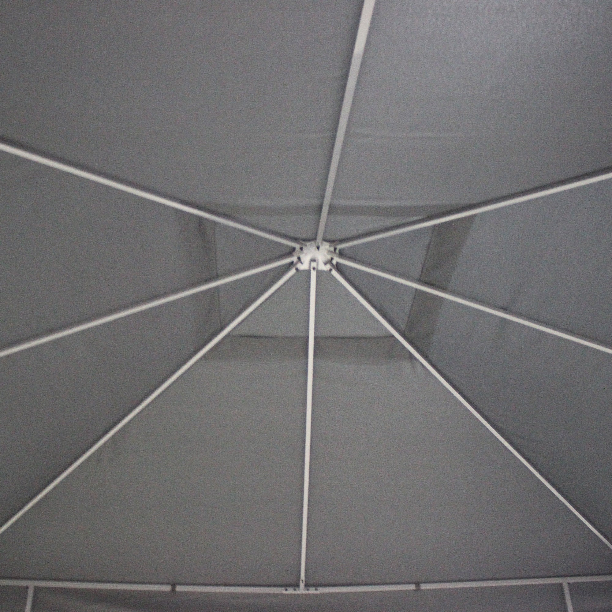 Puutarhapaviljonki 3 x 3m, Harmaa