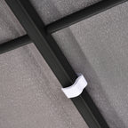 Pergola / Terassikatos 3x3m, Harmaa