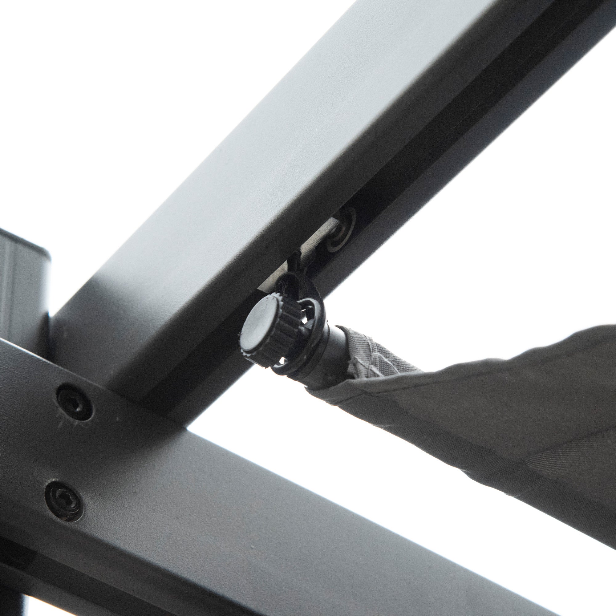 Pergola / Terassikatos 3x3m, Tummanharmaa