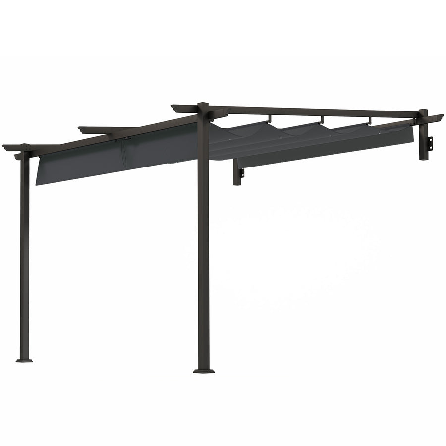 Pergola / Terrassöverbyggnad 3x3m, Grå