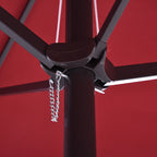 XXL Aurinkovarjo 455 x 270cm, Viininpunainen