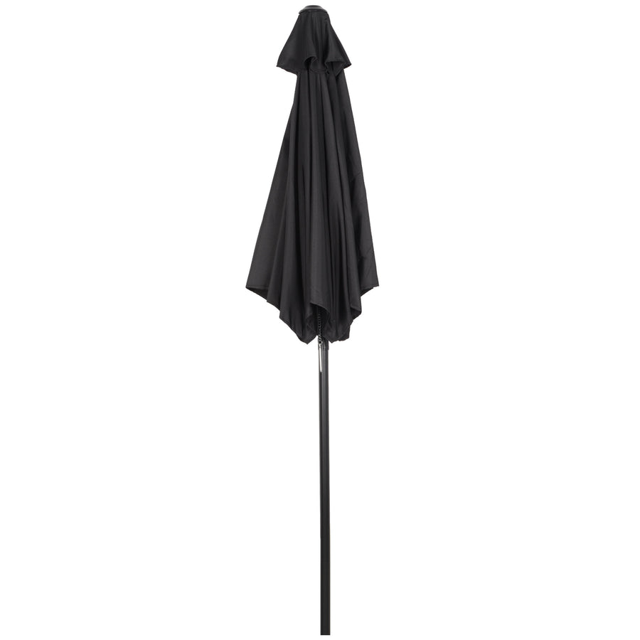 Aurinkovarjo 196cm, Musta