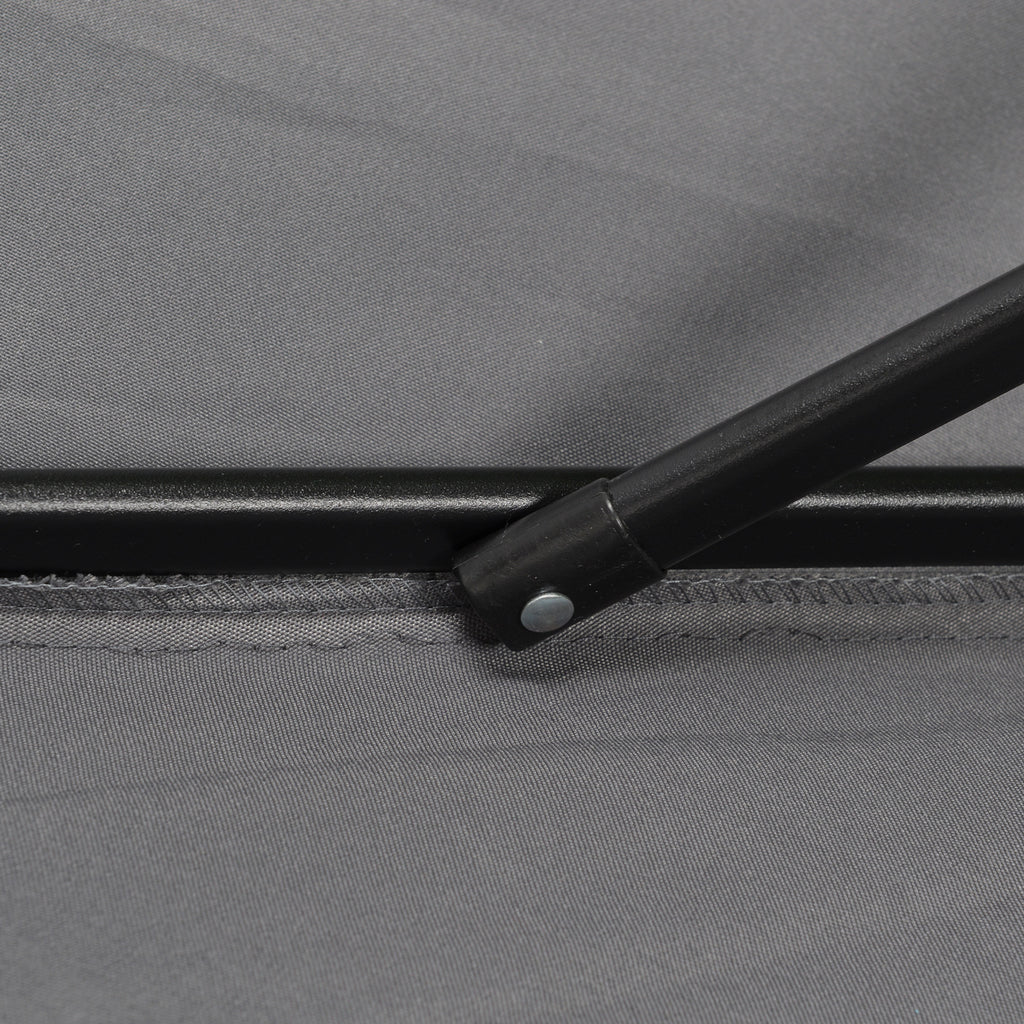 Aurinkovarjo 196cm, Harmaa