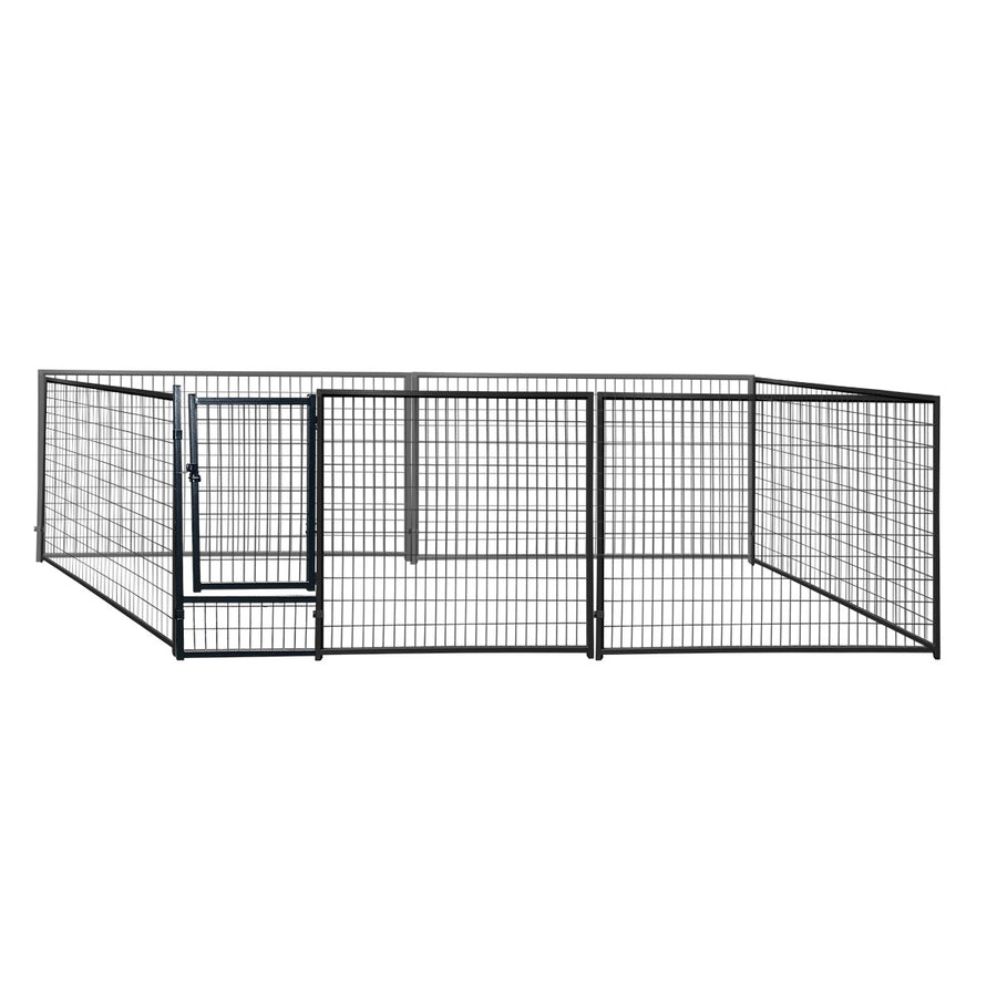 Koiratarha 4 x 2 x 1,15 m – 8 m², elementtirakenne, galvanoitu teräs