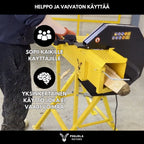 Pohjola Motors Klapisirkkeli 400MM, 230V/ 50HZ, 2200W