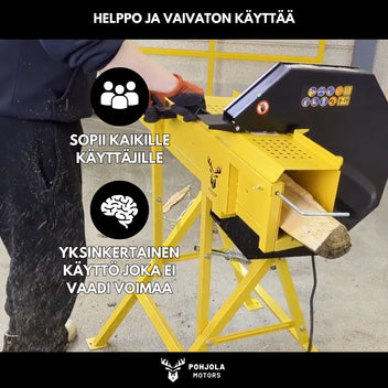 Klapisirkkeli 400 mm – 2200 W, 230 V, skärkapacitet 1000 x 140 mm