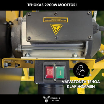 Klapisirkkeli 400 mm – 2200 W, 230 V, skärkapacitet 1000 x 140 mm
