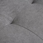 2-Istuttava Sohva Säilytystilalla 117 x 62 x 78 cm, Sametti, Tummanharmaa