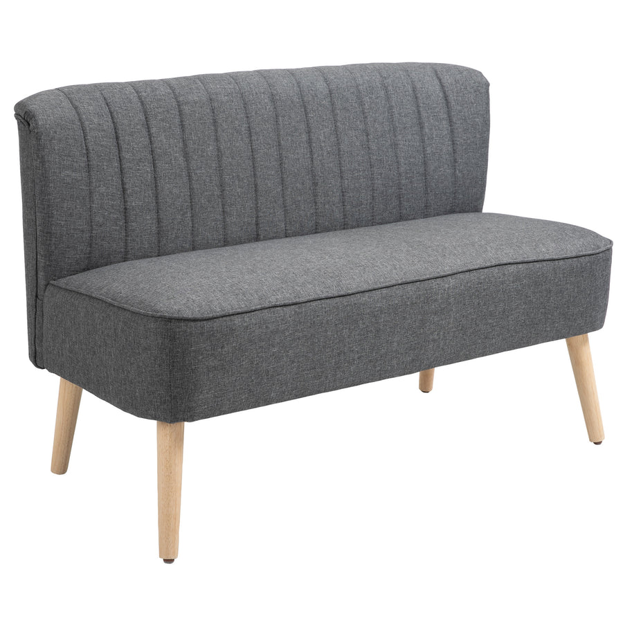 Retro Sohva 2-Istuttava, 117 x 56.5 x 77 cm, Tummanharmaa