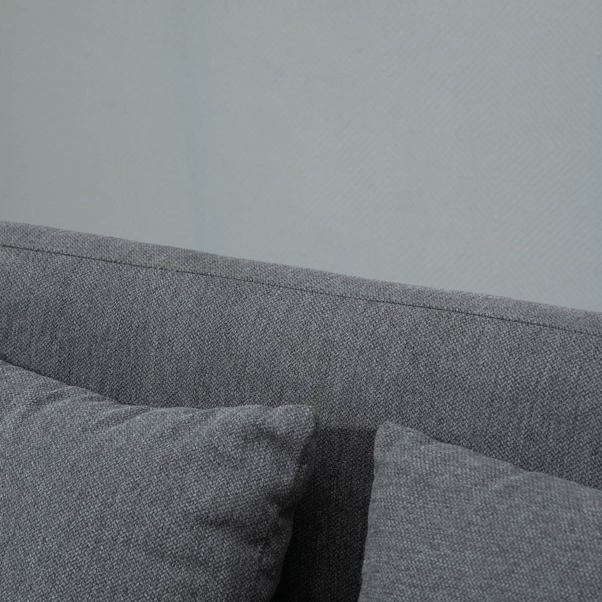 2-sits soffa 130 x 70 x 80 cm, sammet, grå