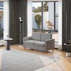 2-Istuttava Sohva 141 x 70 x 78 cm, Vaaleanharmaa