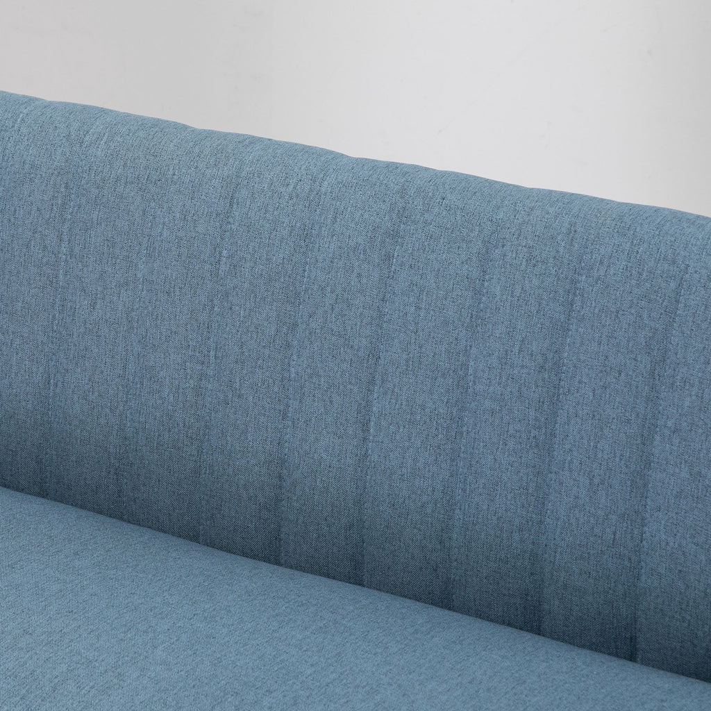 Retro Sohva 2-Istuttava, 117 x 56.5 x 77 cm, Vaaleansininen