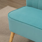 Retro Sohva 2-Istuttava, 117 x 56.5 x 77 cm, Turkoosi