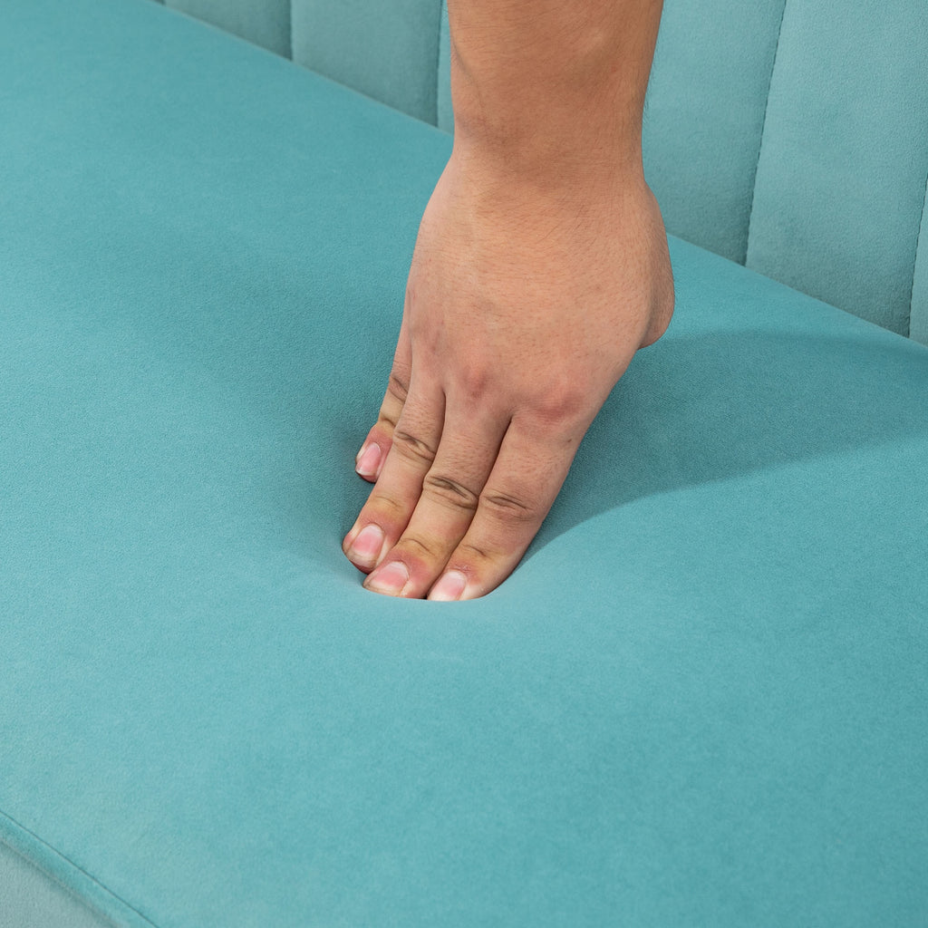 Retro Sohva 2-Istuttava, 117 x 56.5 x 77 cm, Turkoosi