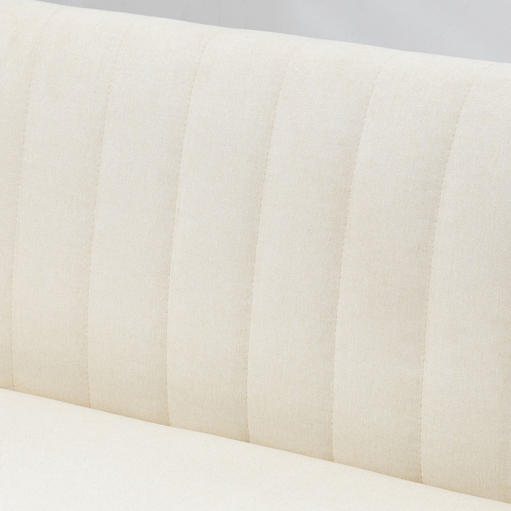 Retro Sohva 2-Istuttava, 117 x 56.5 x 77 cm, Kermanvalkoinen