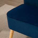 Retro Sohva 2-Istuttava, 117 x 56.5 x 77 cm, Laivastonsininen