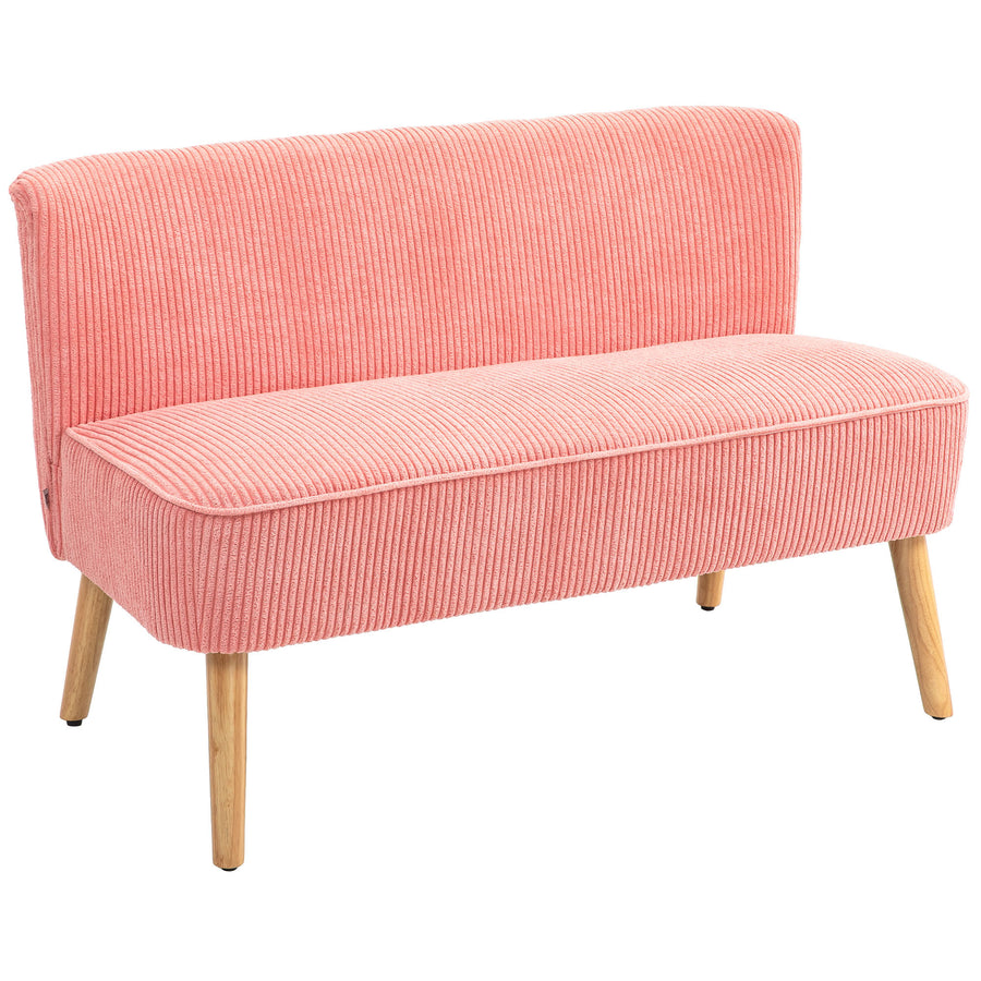 Retro Sohva 2-Istuttava, 117 x 56.5 x 77 cm, Koralli