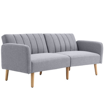 2-sitsbäddsoffa 173 x 75 x 73 cm, ljusgrå