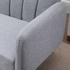 2-Istuttava Vuodesohva 173 x 75 x 73 cm, Vaaleanharmaa