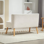 Retro Sohva 2-Istuttava, 117 x 56.5 x 77 cm, Beige