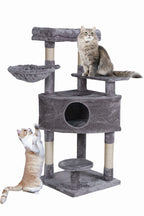 POHJOLAN LEMMIKKITARVIKE Kissan kiipeily-/raapimispuu 117cm, Vaalean Harmaa