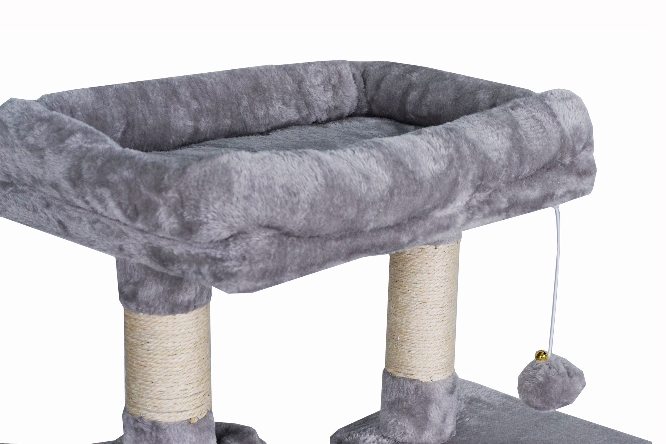 POHJOLAN LEMMIKKITARVIKE Kissan kiipeily-/raapimispuu 117cm, Vaalean Harmaa