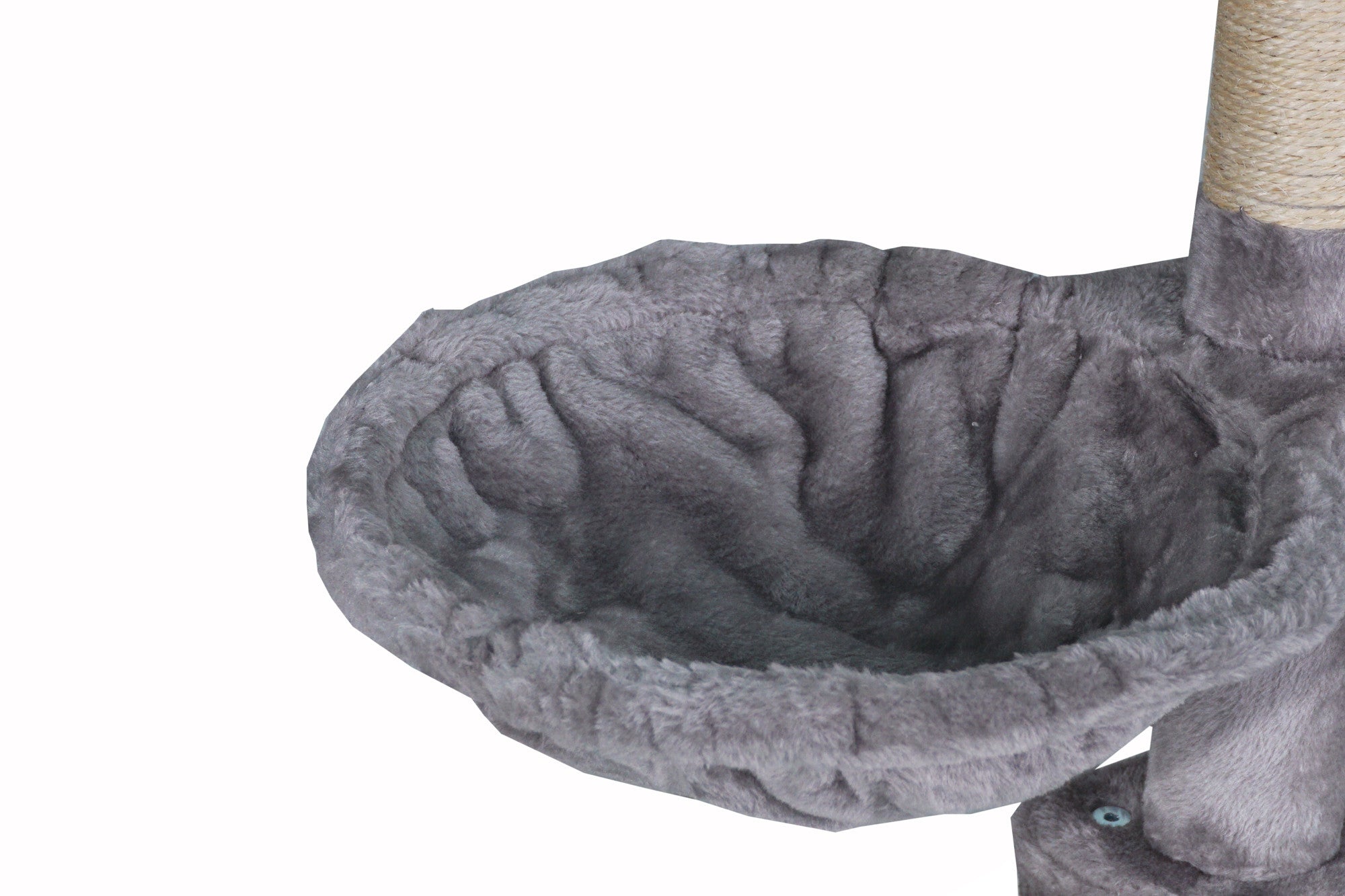 POHJOLAN LEMMIKKITARVIKE Kissan kiipeily-/raapimispuu 117cm, Vaalean Harmaa