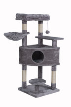 POHJOLAN LEMMIKKITARVIKE Kissan kiipeily-/raapimispuu 117cm, Vaalean Harmaa