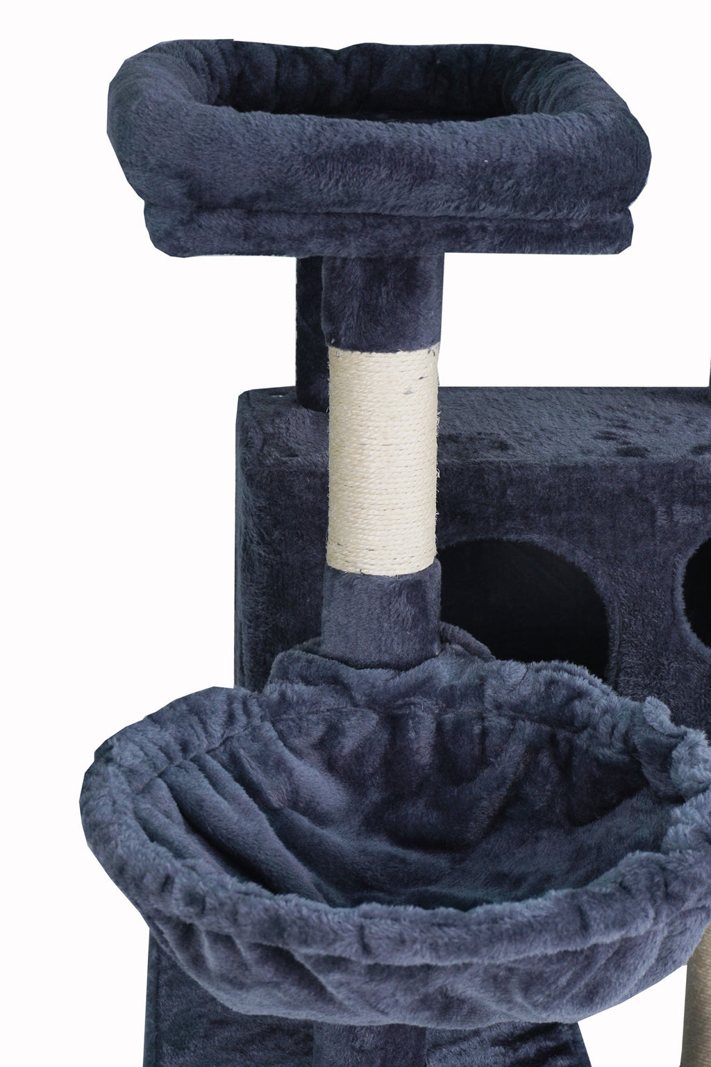 Pohjolan Lemmikkitarvike Kissan raapimispuu 163cm Harmaa