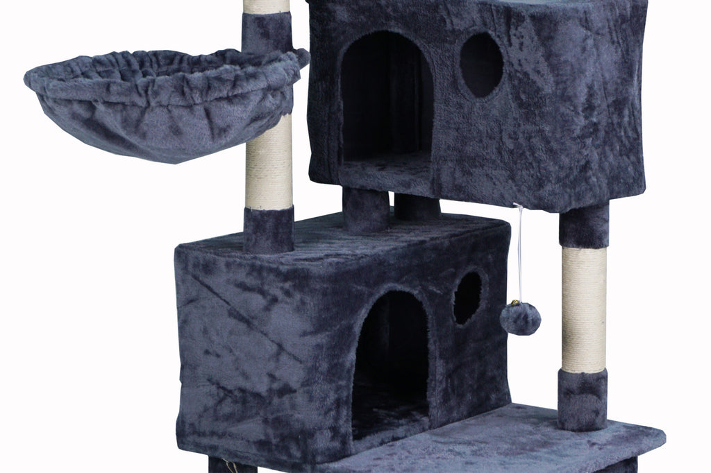 Pohjolan Lemmikkitarvike Kissan raapimispuu 163cm Harmaa