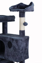 Pohjolan Lemmikkitarvike Kissan raapimispuu 163cm Harmaa