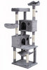 Pohjolan Lemmikkitarvike Kissan raapimispuu 185cm Vaalean harmaa