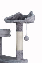 Pohjolan Lemmikkitarvike Kissan raapimispuu 185cm Vaalean harmaa