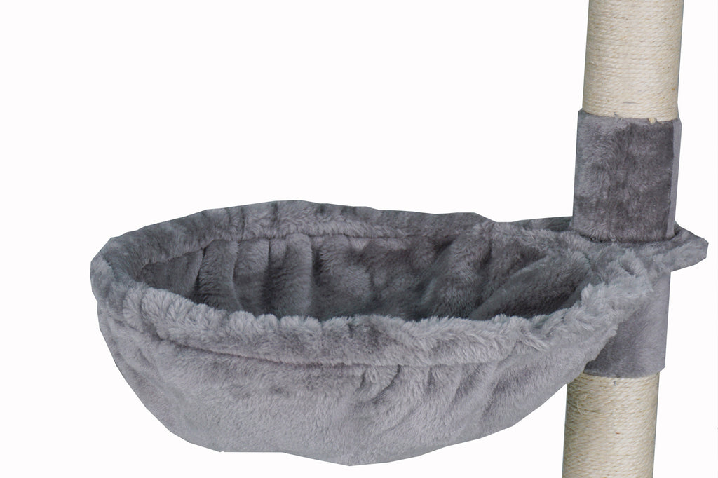 Pohjolan Lemmikkitarvike Kissan raapimispuu 185cm Vaalean harmaa