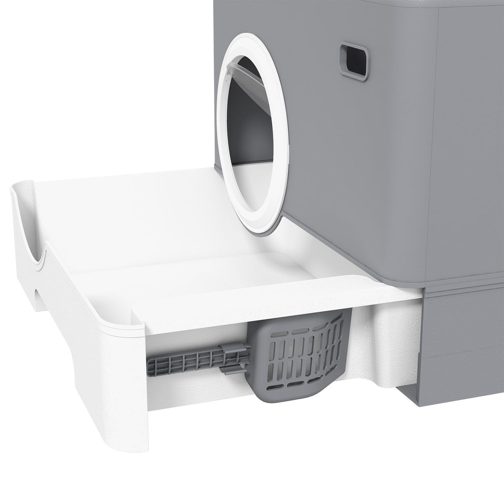 Kissan Hiekkalaatikko Vetolaatikolla 52 x 41 x 38.5 cm, Harmaa