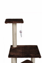 POHJOLAN LEMMIKKITARVIKE Kissan kiipeily-/raapimispuu 83 cm, Ruskea