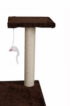 POHJOLAN LEMMIKKITARVIKE Kissan kiipeily-/raapimispuu 83 cm, Ruskea