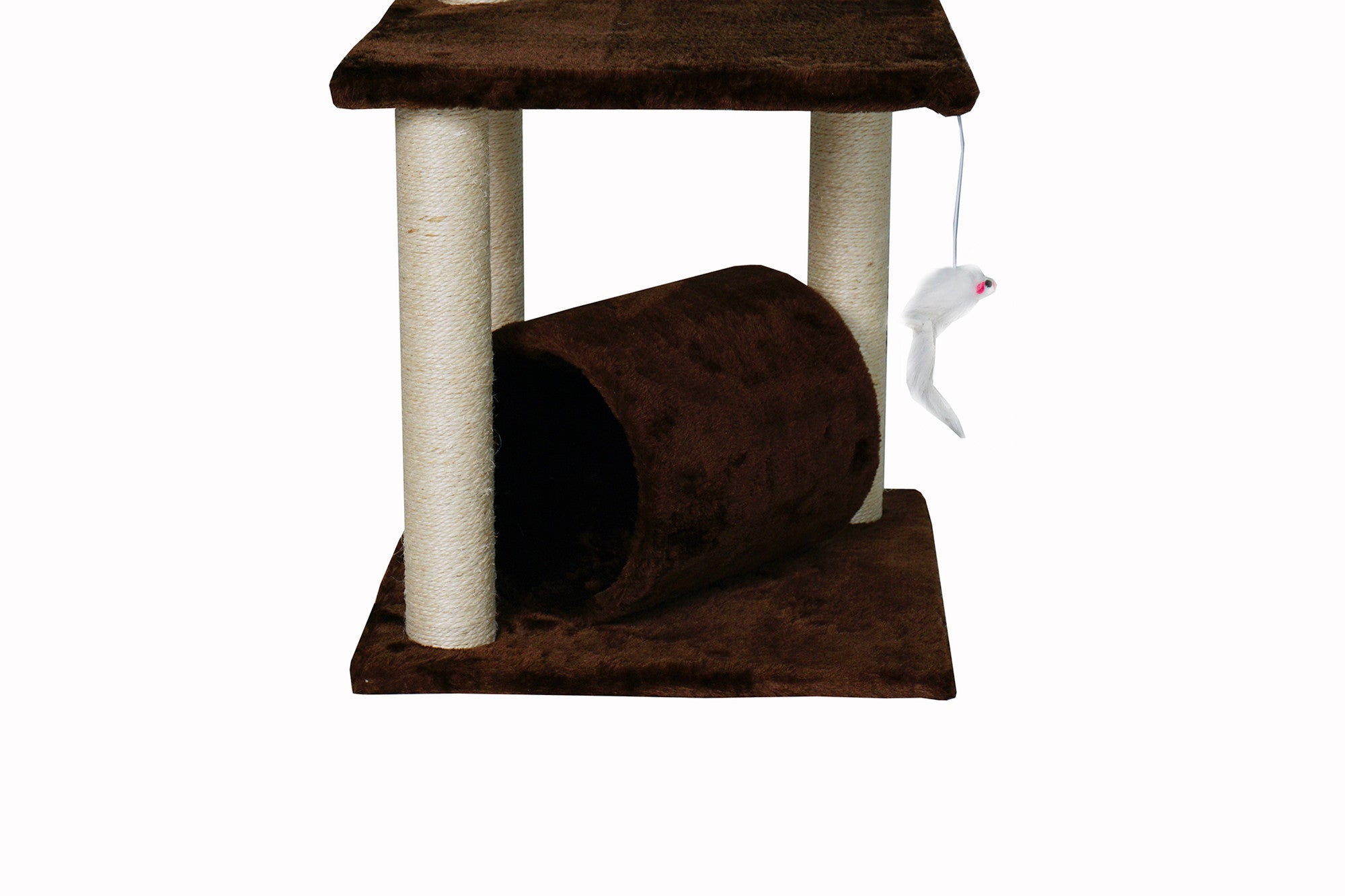 POHJOLAN LEMMIKKITARVIKE Kissan kiipeily-/raapimispuu 83 cm, Ruskea