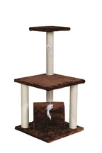 POHJOLAN LEMMIKKITARVIKE Kissan kiipeily-/raapimispuu 83 cm, Ruskea