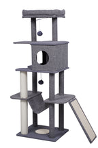 Pohjolan Lemmikkitarvike Kissan raapimispuu 138cm Harmaa