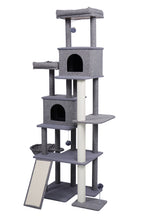 Pohjolan Lemmikkitarvike Kissan raapimispuu 192cm Vaalean harmaa