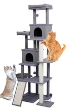 Pohjolan Lemmikkitarvike Kissan raapimispuu 192cm Vaalean harmaa