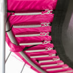 POHJOLAPULSE SPORTS Trampoliini Premium Ø 360cm Turvaverkolla, Vaaleanpunainen