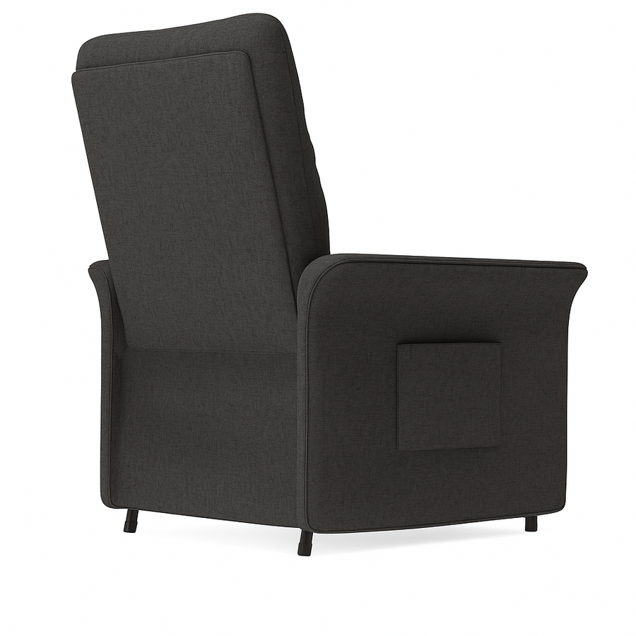 Mekanismituoli 77 x 82 x 104 cm – jalkatuki 90–180°, max 136 kg, harmaa