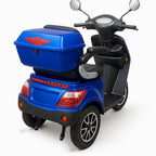 POHJOLA MOTORS Senioriskootteri Varashälyttimellä 1000W, 25km/h, 48V20AH, Sininen