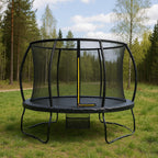 POHJOLAPULSE SPORTS LUXUS Trampoliini Ø 305cm Turvaverkolla, Musta